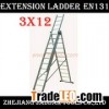 3 Section extension ladder 3X12