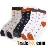Men's Fast Selling Product High Quality Breathable Cotton Casual Printed Socks