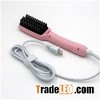 Oak Leaf Detangling Straightening Brush, Instant Silky Straightener With Anion,Adjustable Termperatu