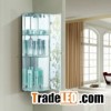 wholesale cheap triangle bathroom mirrored corner cabinet
