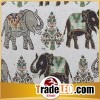 70 Polyester 30 Cotton Gobelin Yarn Dyed Jacquard Elephant Design Bangkok Fabric