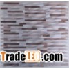 Metal slim linear mosaic tile