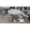 Stone table and bench