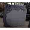 Light Gray G633 Polished Tree Carving Tombstone & Monument