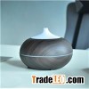Essential Oil Diffuser 300ml Round Small Classic Wood Brown Electric Cool Mist For Homes