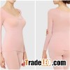 Women's Shapewear Long Sleeve Lace Undershirt Body Shapers Plus Size