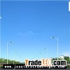 9M Single Arm Galvanized Round /Conical Street Lighting Pole
