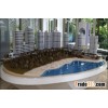 Real Estate Custom Made Building Model Scale in 1/80
