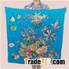 Custom Design High Quality 100% Silk Satin Scarf