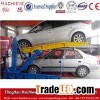 Tilting car lift