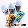 Plastic White Melamine Tea Coffee Cup Mug With Handle For Restaurants