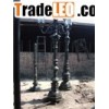 Antique cast iron lamp post