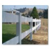 AFOL post and rail fencing white plastic split PVCrail fence