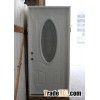 Decorative glass Prehung Exterior Steel Door