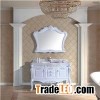 Classic Bathroom Cabinet With Ceramic Basin