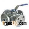 4-way FLANGED BALL VALVES WITH MOUNTING PAD