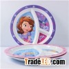 Melamine Children Kids Divided Melamine Children Plate Dinnerware