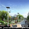 8M Galvanized Double Arm Solar Street Lighting Pole
