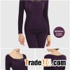 Custom New Winter Women's Seamless Thermal Underwear Long Johns Set