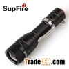 Mini 1100lumens Rechargeable Zoomable LED Flashlight SupFire F5