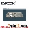 double bowl single tray stainless steel sink for kitchen