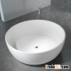 Solid surface artificial stone bathtub