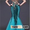 Chic And Luxury V-neckline Evening-elegance Feminine Silhouette Mermaid Dress