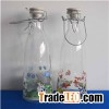 Decorated Food Glass Bottle