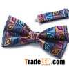 Fashion Silk Classic Paisley Striped Dots Woven America Or France Style Bowtie