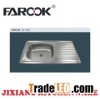 single bowl stainless steel one piece sink