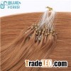 Micro Ring Human Hair Extensions Customized Colors & Textures