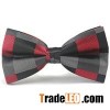 Chinese Manufactruer Produce Hot Selling Polyester Woven Striped Dots Solid Bowtie