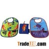 China Manufacturer New Arrival Fancy Fashion Polyester Plain Black Baby Bib