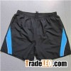 YJ-3026 Mens Microfiber Drawstring Track Shorts Elastic Waist Gym Wear Men