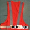 YJ-5010 Red LED Reflective Security Fluorescent Safety Vest Clothing