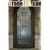 Wrought iron entrance door