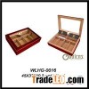 120 CT Glass Top Wooden Cigar Humidor