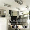 Hi Macs White Floating Peninsular Kitchen