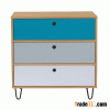 Lattice Chest w/Drawers