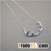 Special Ethnic Antlers Golden Silver Pendants Necklaces SSN003