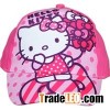 Fashional Hot Sale Manufacture Embroidery Hip-hop Woolen Strape In Summer Sunhat For Children Curled