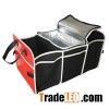 Hot Sale Folding Black Car Trunk Organizer With 3 Compartments