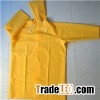 YJ-6029 Children's Yellow Toddlers Raincoat With Hood