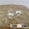 Classic Cat Silver Studs SSE018