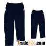YJ-3006 Lined Blue Microfiber Sports Pants Sweatpants For Men
