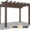 WPC Pergola Plastic Wood Pergola Pergola Large Modern Garden Pergola Wooden Garden Pergola Small Per