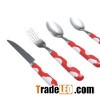 16pcs ABS Handle Cutlery Sets