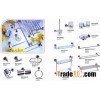 stainless steel bathroom set