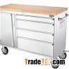 Stainless Steel Rolling Tool Cabinet 48 Inch Heavy Duty Industrial Tool Chest