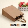 Brown Kraft Paper Bags With Black Printing